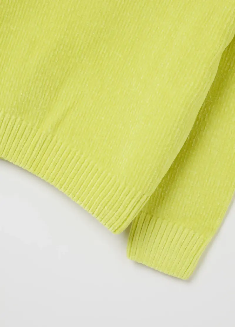 Maglione Da Bambina Giallo Regular Fit, Giallo miniatura 3