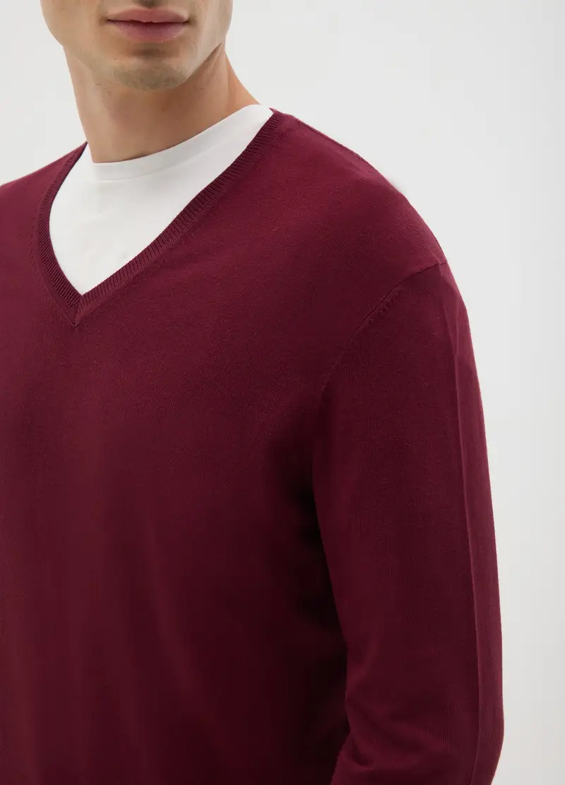 OVS, Maglione In Misto Rosso Regular Fit, Uomo, Rosso, Taglia: S miniatura 2