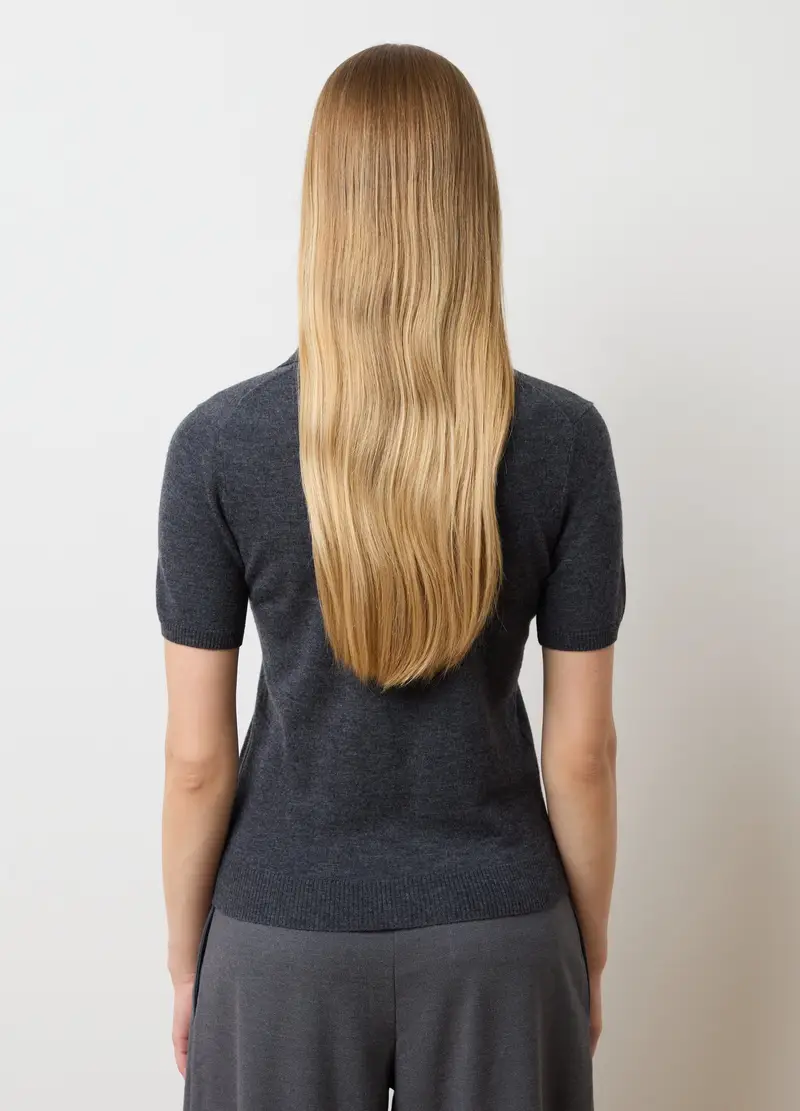 OVS, Maglione In Puro Lana Grigio Regular Fit, Donna, Grigio, Taglia: XS miniatura 3