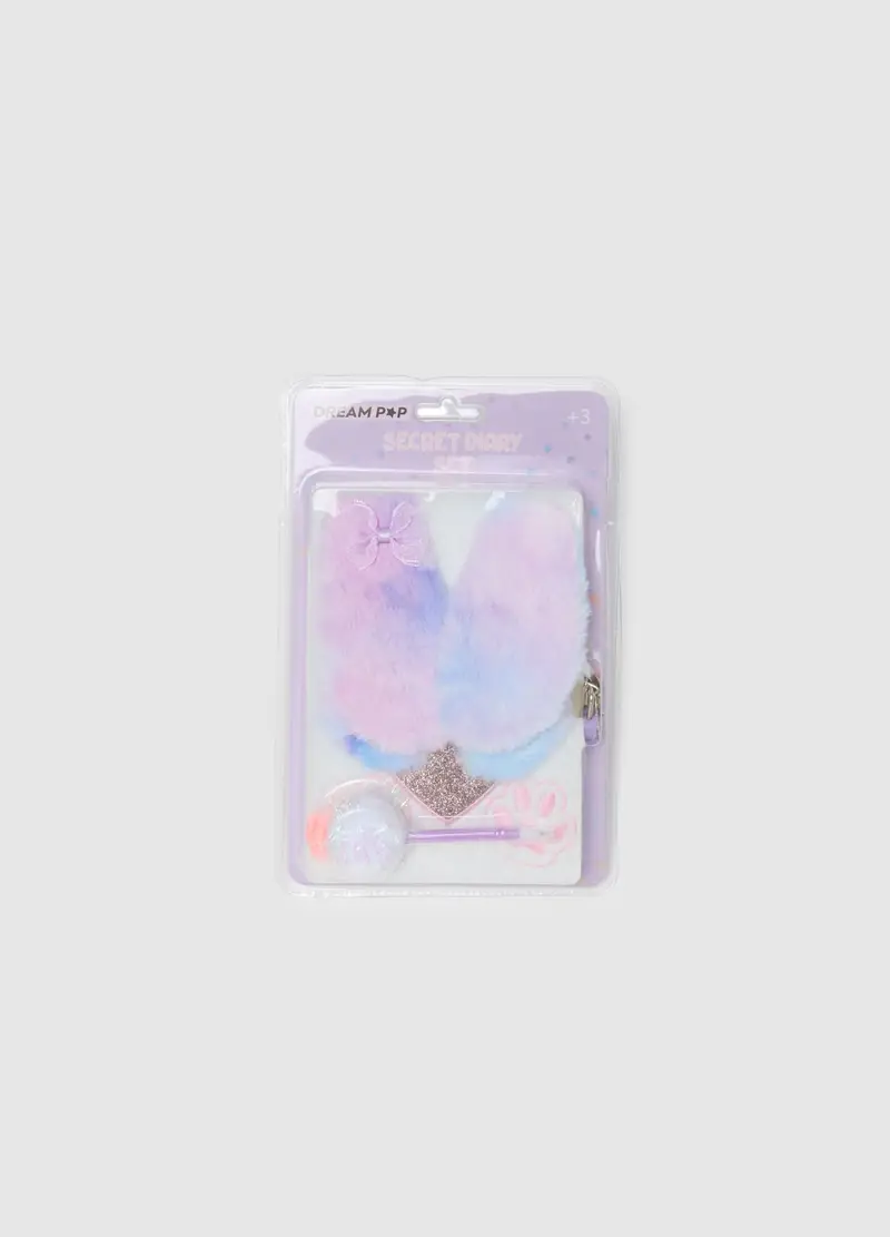 Diario Segreto Multicolor Per Bambina, Viola