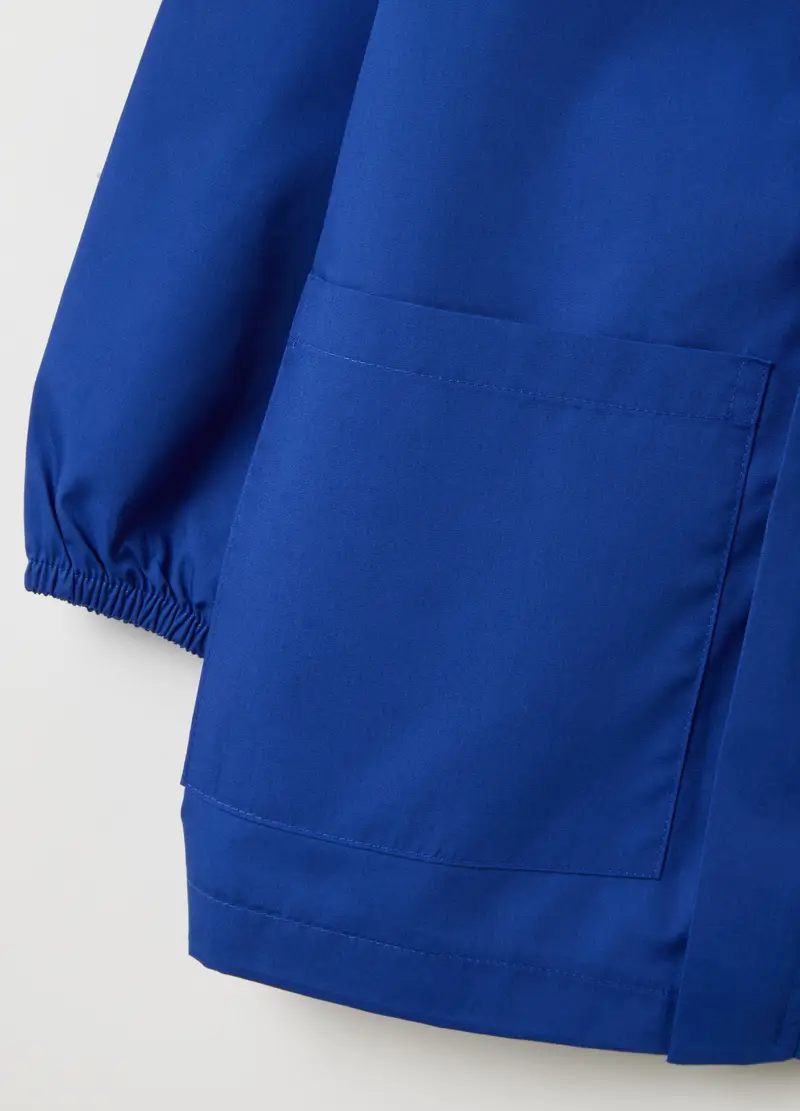 Grembiule Scolastico Da Bambino In Misto Cotone Blu Con Sonic, Multicolor miniatura 3