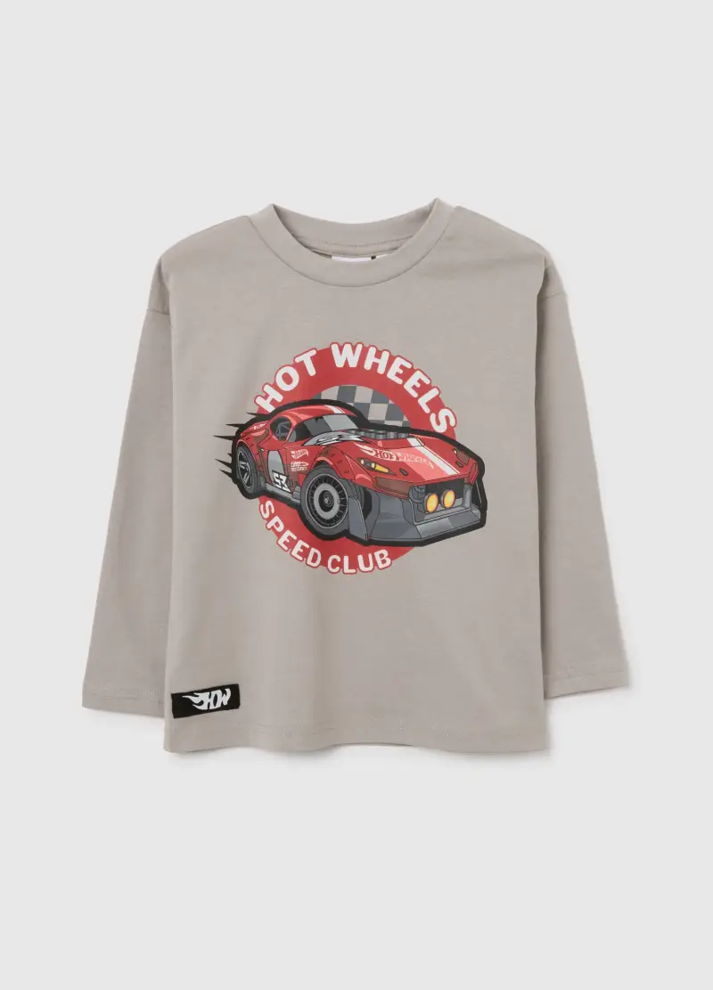 Maglietta Da Bambino In Puro Cotone Beige Regular Fit, Beige