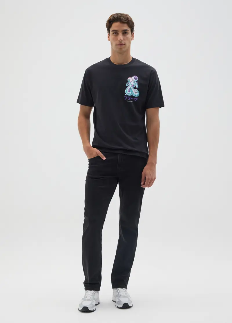 OVS MARCHIO FORNITORE T-shirt Uomo Nero 2824783 miniatura 2