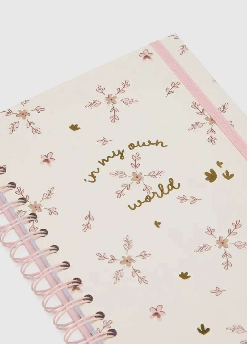 Taccuino In Carta Rosa Con Cuori, Donna, Multicolor miniatura 2