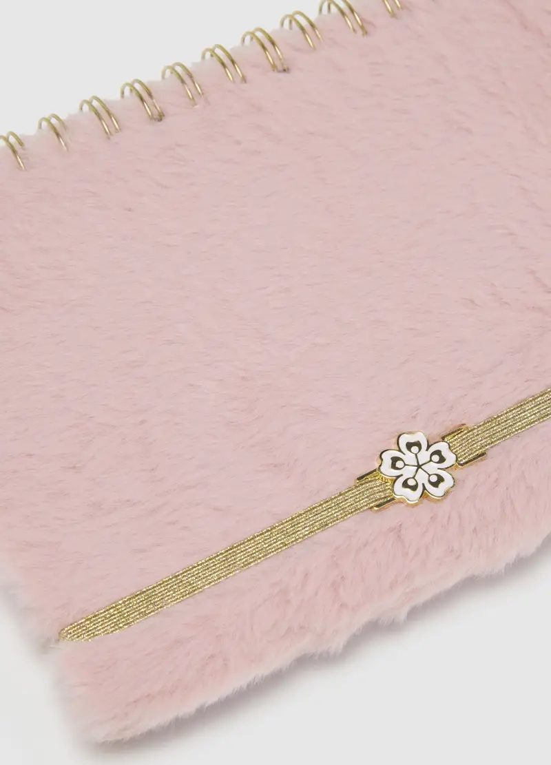 Taccuino In Carta Rosa Con Spirale, Donna, Rosa miniatura 2