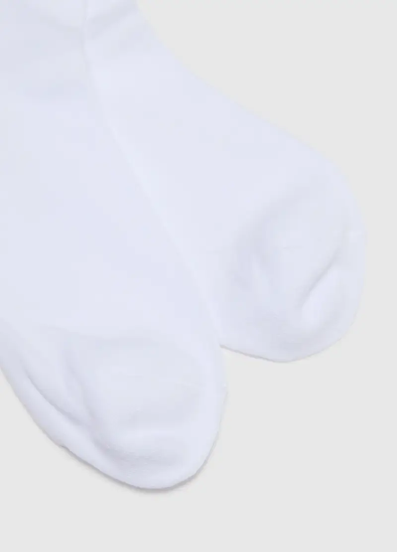 Multipack Calzini Bianchi In Misto Cotone Regular Fit, Donna, Bianco miniatura 3