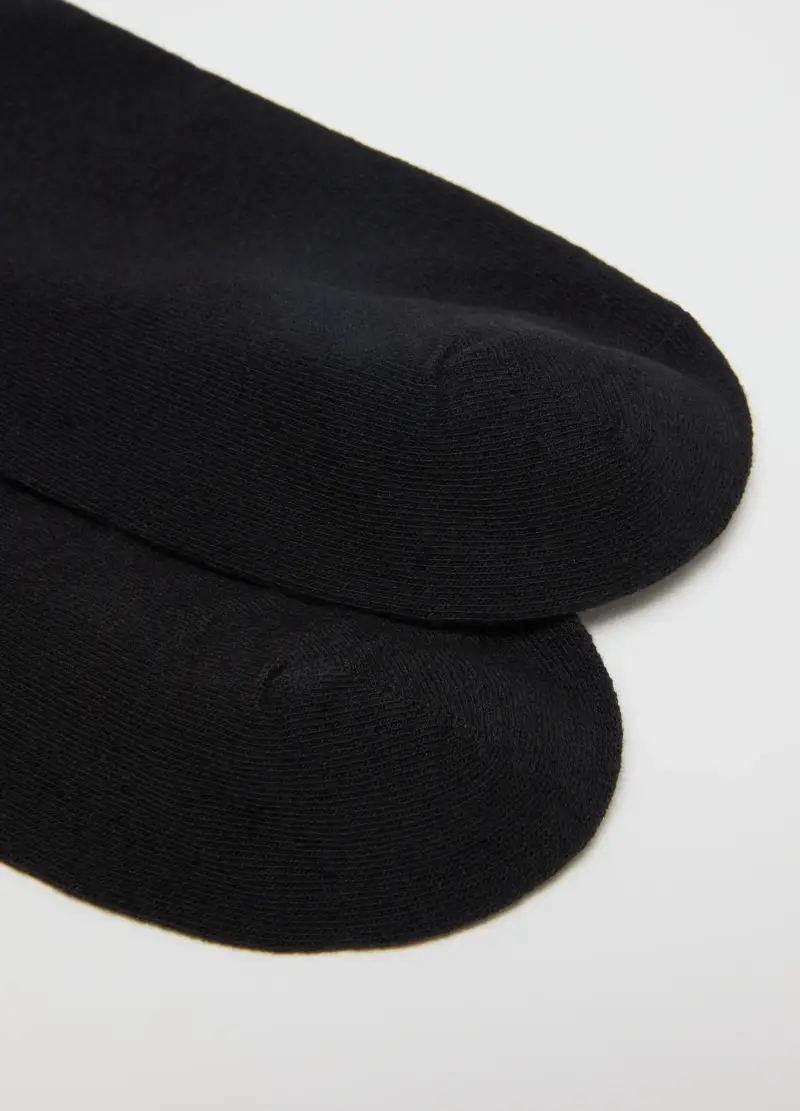 Multipack Calzini Corti Neri In Misto Cotone Regular Fit, Donna, Nero miniatura 2