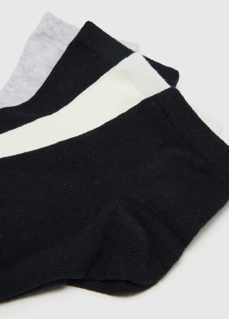 Multipack Calzini In Misto Cotone Elasticizzato Multicolor, Donna, Multicolor miniatura 3