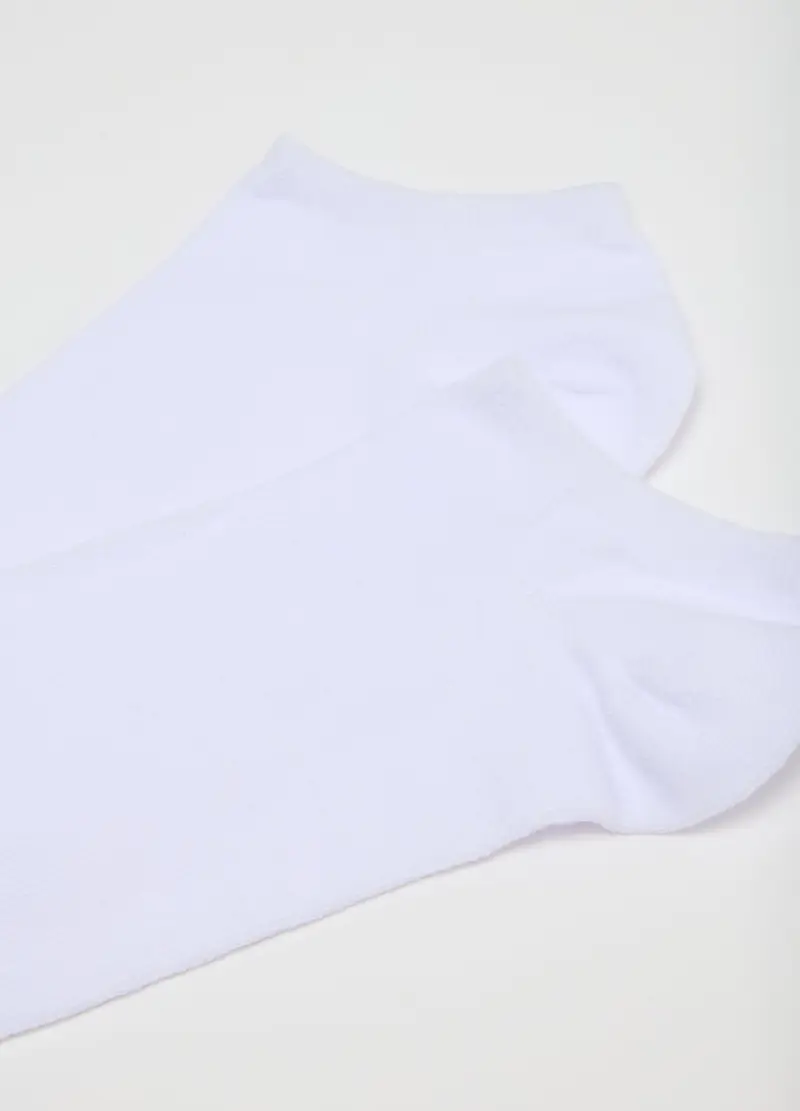 OVS, Multipack Di Calzini Da Uomo In Misto Cotone Bianchi, Bianco, Taglia: 38-42 miniatura 2