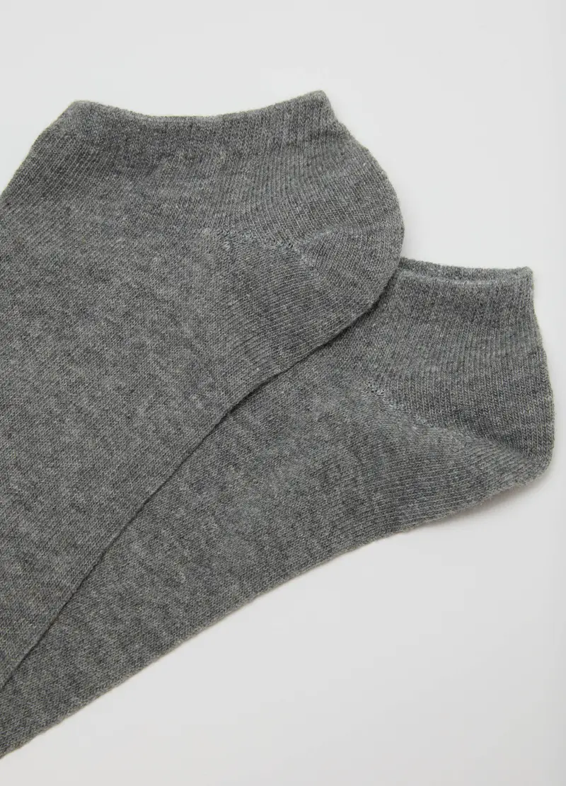 OVS, Multipack Di Calzini Da Uomo In Misto Cotone Grigi, Grigio, Taglia: 43-46 miniatura 2
