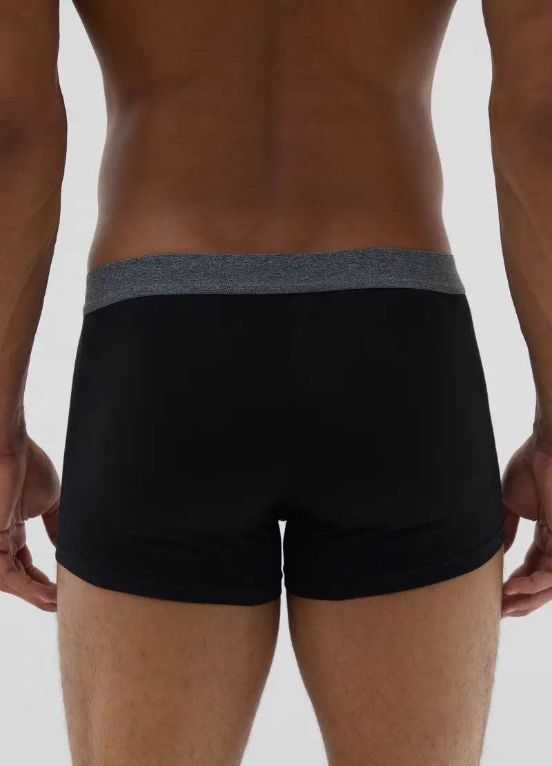 Multipack Di Cinque Boxer In Cotone Elasticizzato Multicolor, Uomo, Multicolor miniatura 3