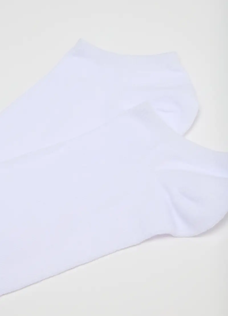 Multipack Di Cinque Pariscarpa Bianchi In Misto Cotone, Uomo, Bianco miniatura 3