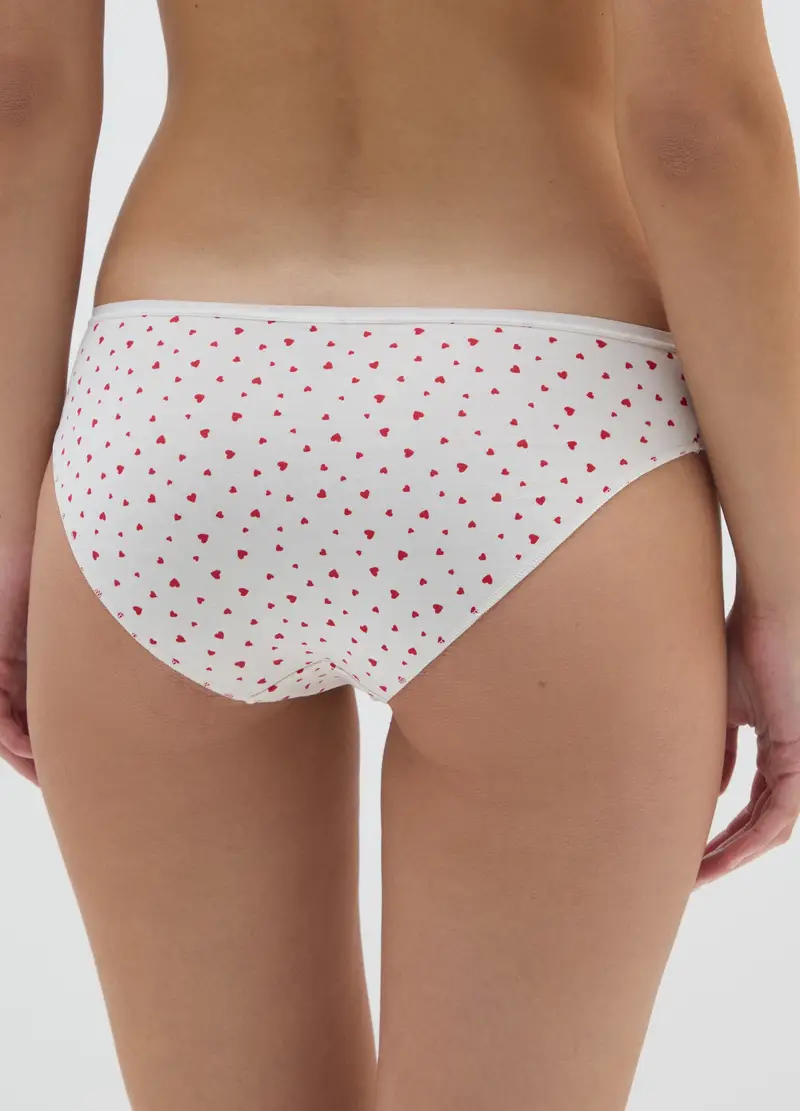 Multipack Di Cinque Slip In Misto Cotone Multicolor, Donna, Multicolor miniatura 3