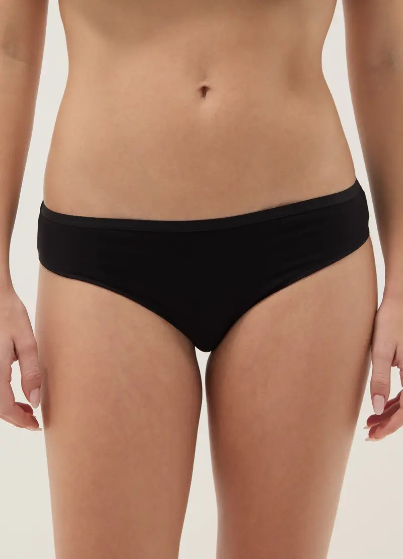 Multipack Slip In Cotone Elasticizzato Multicolor Regular Fit, Donna, Multicolor miniatura 2