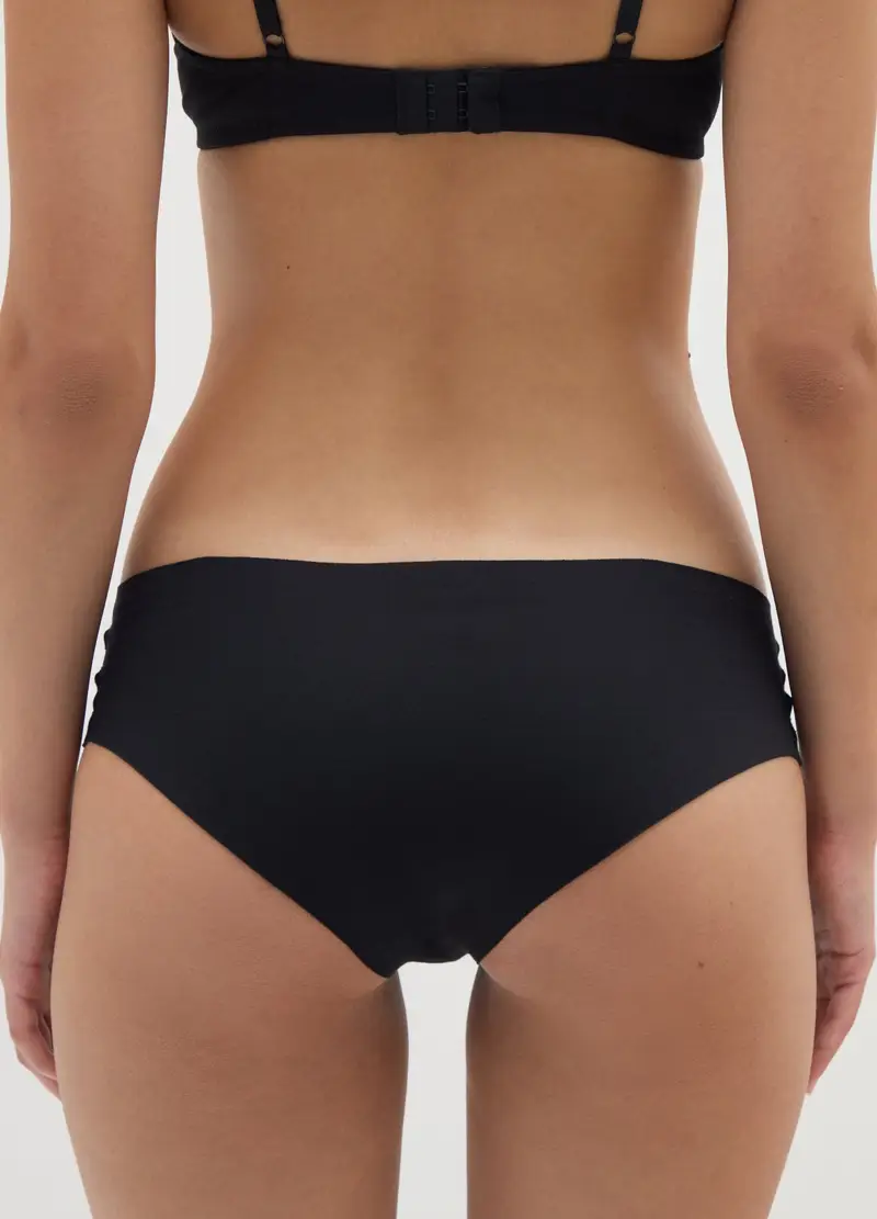 OVS, Mutanda In Cotone Elasticizzato Nera, Donna, Nero, Taglia: 2 miniatura 2