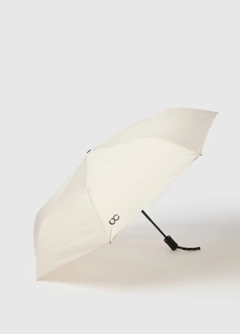 , Ombrello Compatto Beige, Donna, Beige miniatura 2