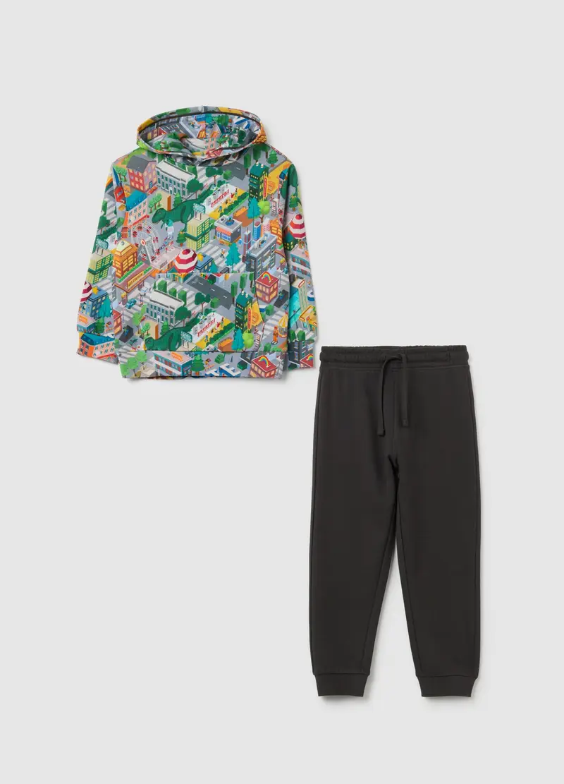 OVS, Outfit Da Bambino In Puro Cotone Multicolor, Multicolor, Taglia: 5-6