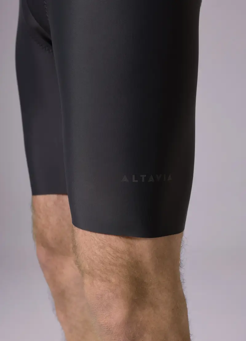 OVS, Pantaloncino Da Ciclismo Altavia, Uomo, Grigio, Taglia: S miniatura 2