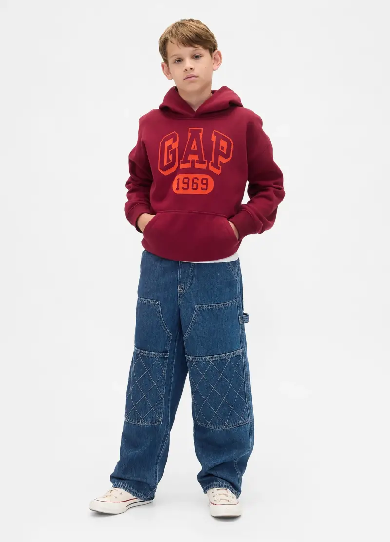 Pantaloni Baggy In Denim Per Ragazzo, Bambino, Blu