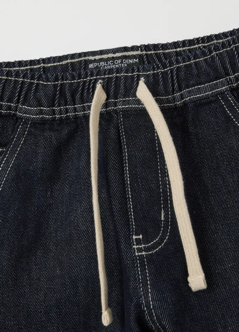 OVS Pantaloni cargo Bambino Nero 1091382 miniatura 2