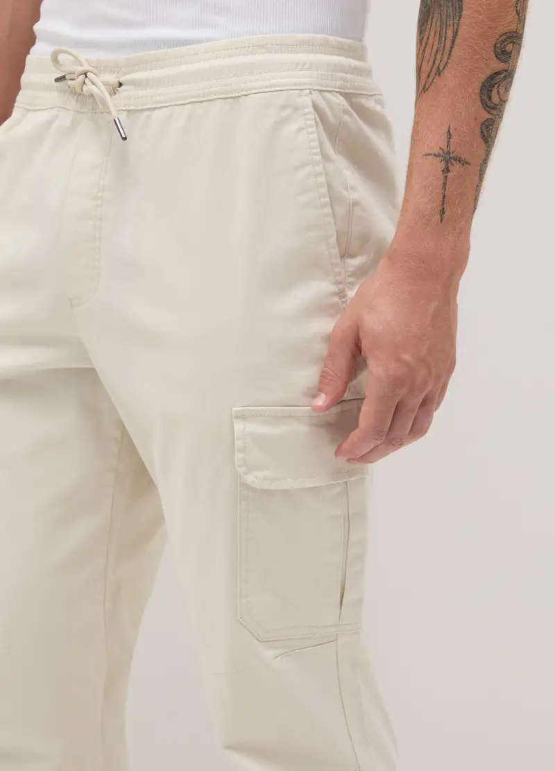 OVS Pantaloni cargo Uomo Beige 985555 miniatura 2