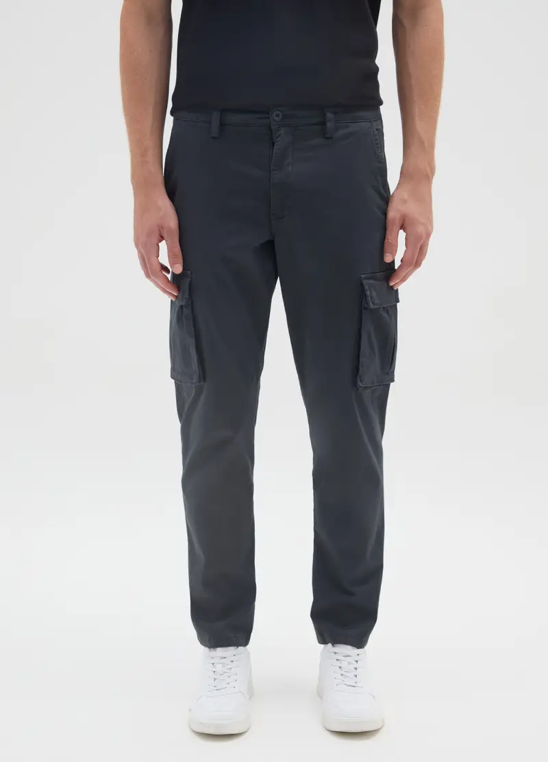 OVS Pantaloni cargo Uomo Nero 3895246 miniatura 2