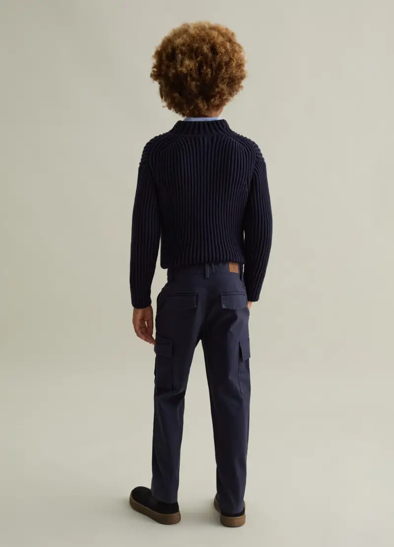 OVS Pantaloni cargo Bambino Blu 2736287 miniatura 2