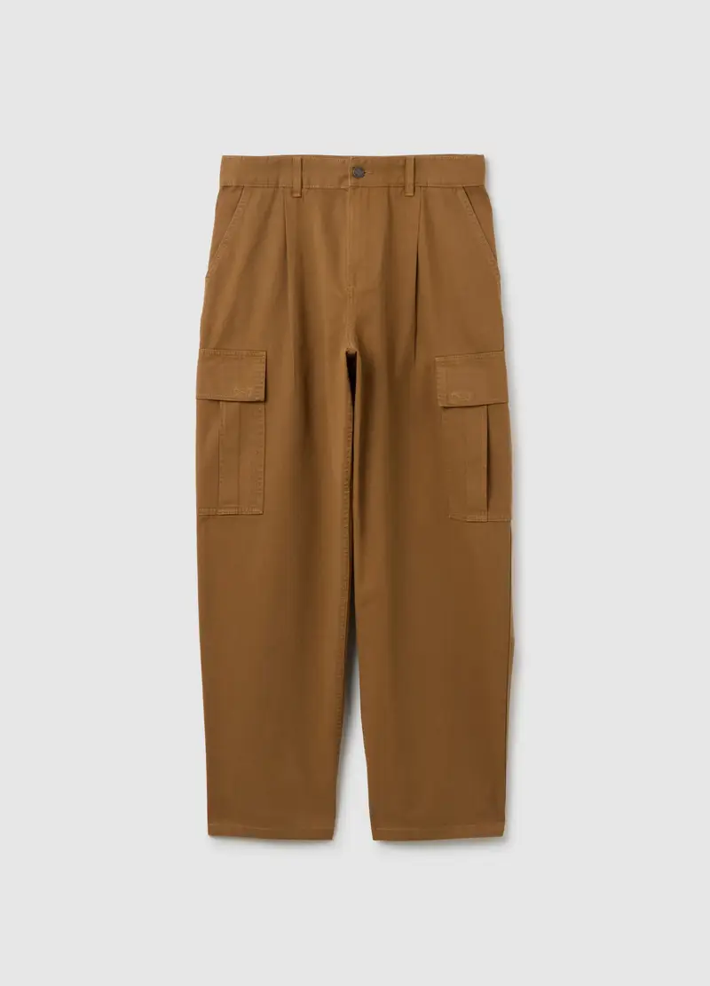OVS Pantaloni cargo Uomo Marrone 1283994