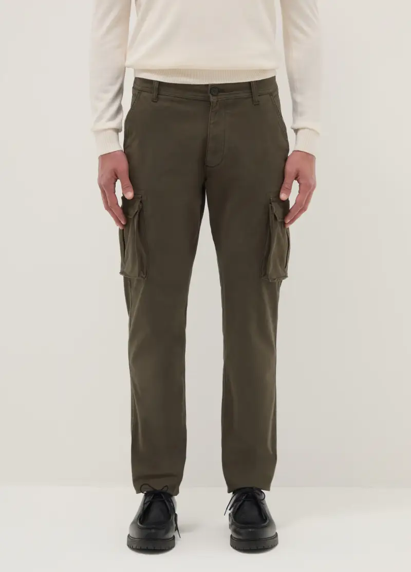 OVS Pantaloni cargo Uomo Verde 3984324 miniatura 2