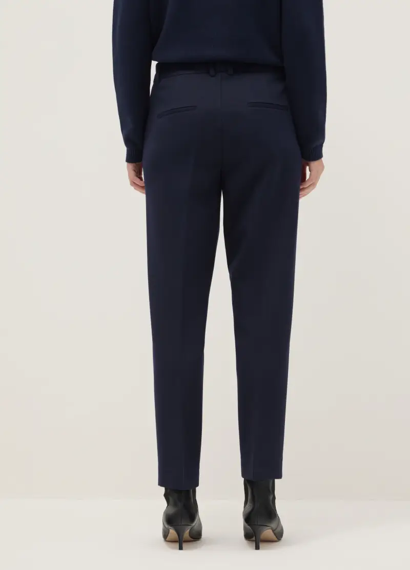 Pantaloni Chino Blu Slim Fit, Donna, Blu miniatura 3