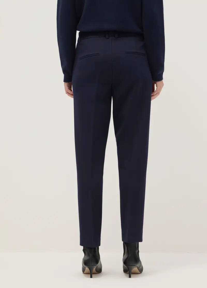 Pantaloni Chino Blu Slim Fit, Donna, Blu miniatura 3