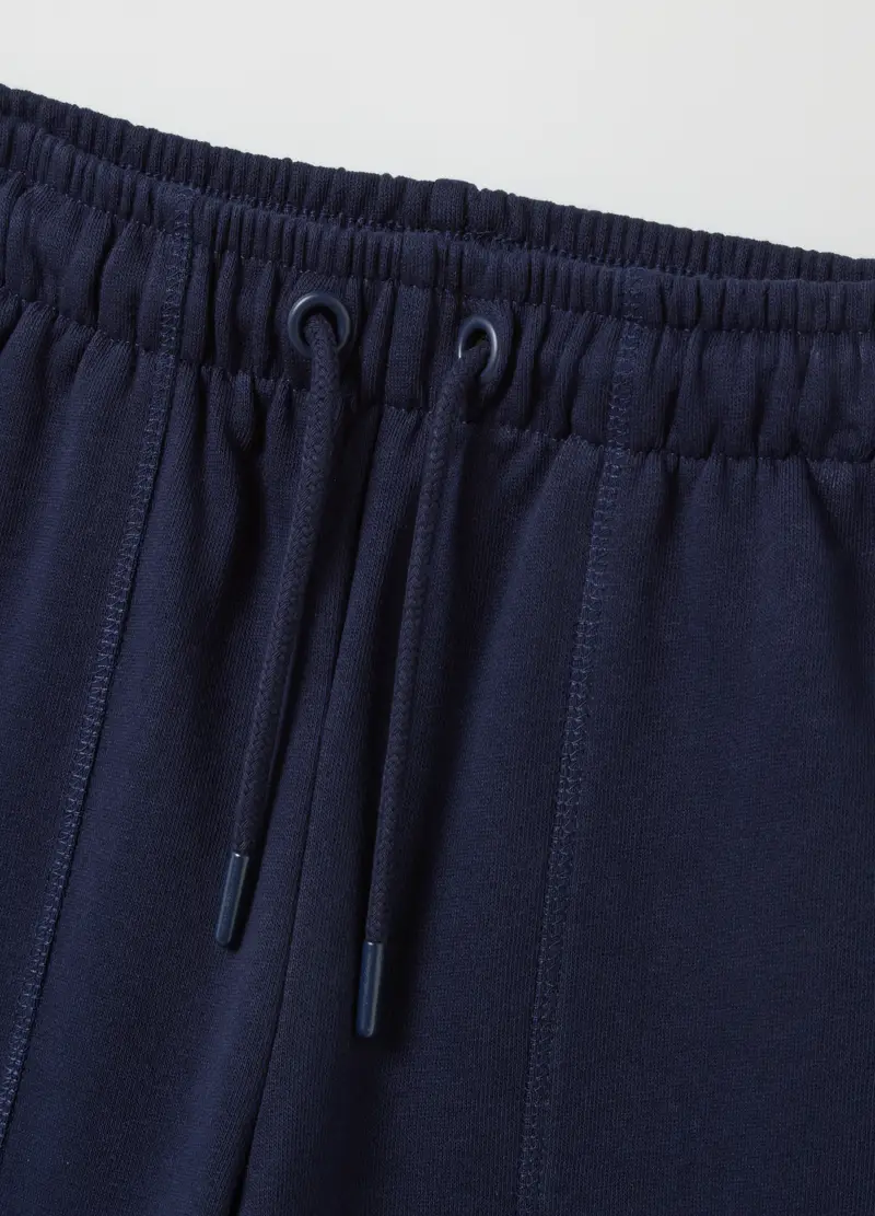 OVS, Pantaloni Da Bambina In Puro Cotone Blu Culotte, Blu, Taglia: 4-5 miniatura 2