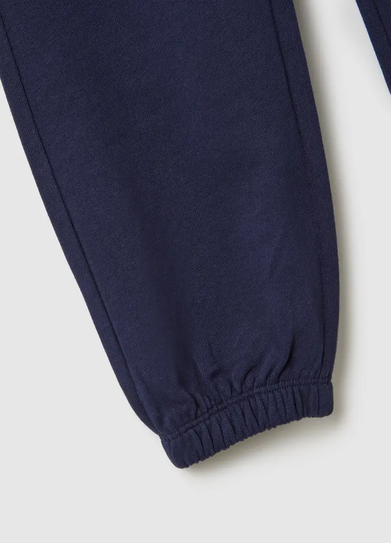 OVS, Pantaloni Da Bambina In Puro Cotone Blu Regular Fit, Blu, Taglia: 3-4 miniatura 3