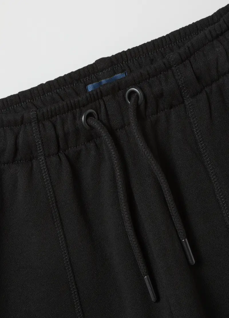 OVS, Pantaloni Da Bambina In Puro Cotone Nero Culotte, Nero, Taglia: 4-5 miniatura 2