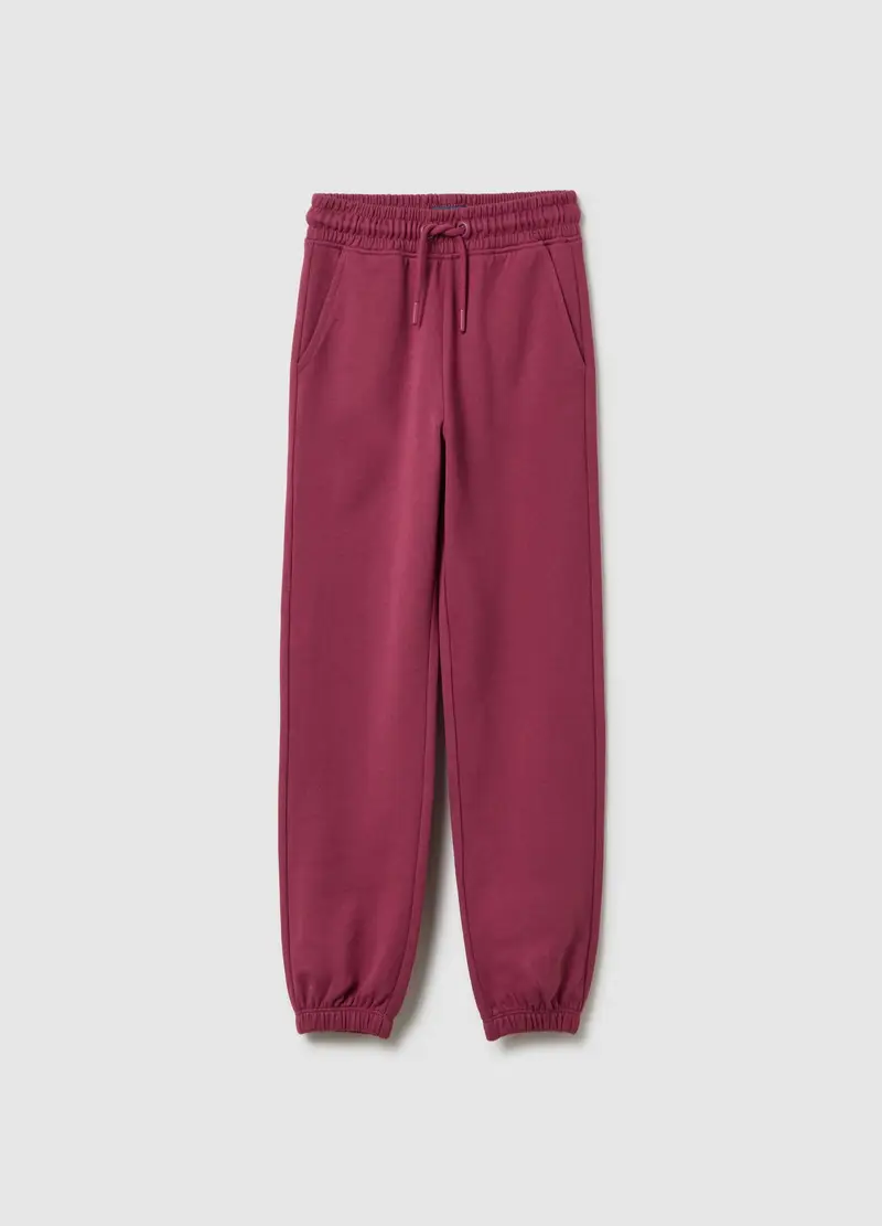 OVS, Pantaloni Da Bambina In Puro Cotone Viola Regular Fit, Viola, Taglia: 3-4