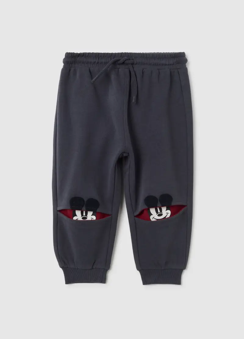 OVS, Pantaloni Da Bambino In Puro Cotone Nero Regular Fit, Nero, Taglia: 9-12