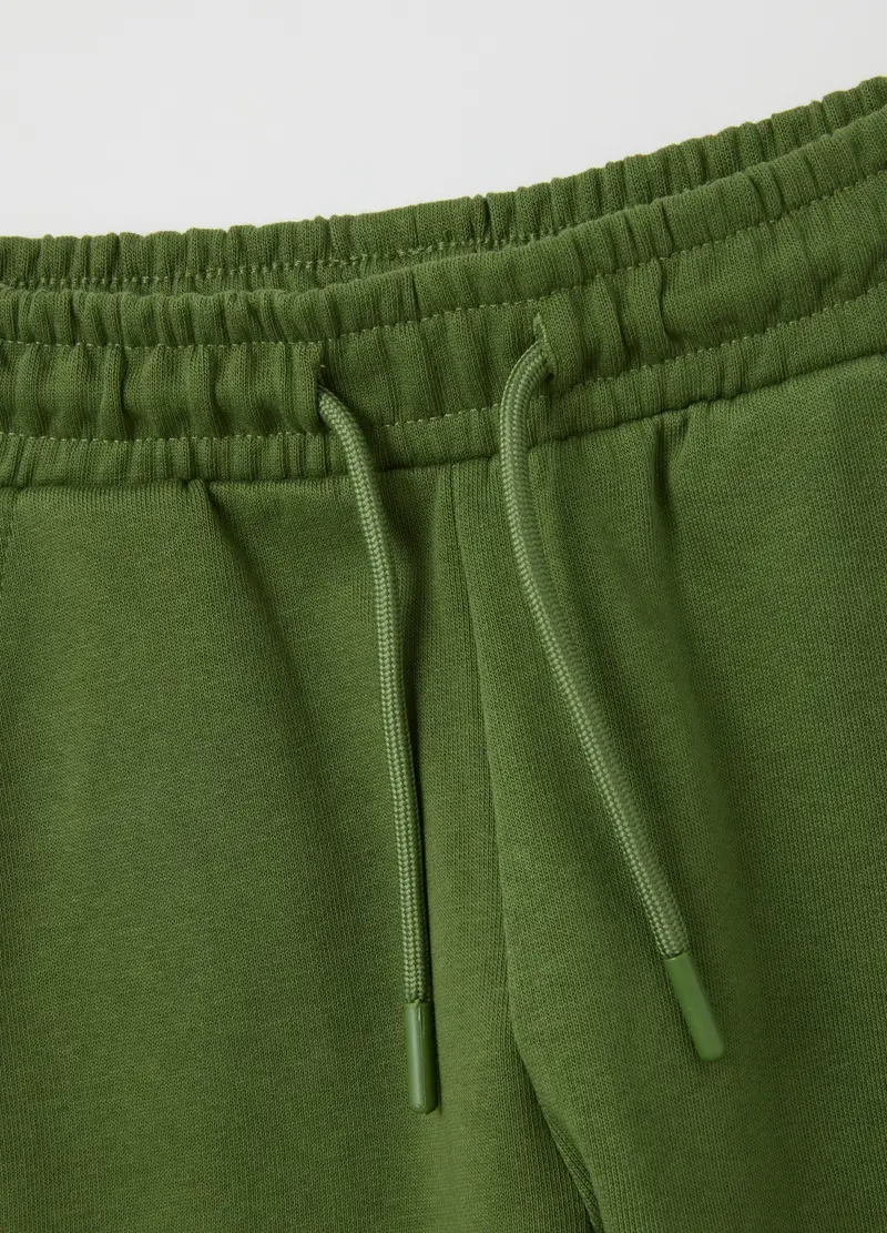 OVS, Pantaloni Da Bambino In Puro Cotone Verdi Regular Fit, Verde, Taglia: 3-4 miniatura 3