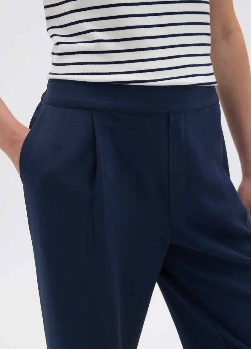 OVS, Pantaloni Da Donna In Blu Regular Fit, Blu, Taglia: XS miniatura 3