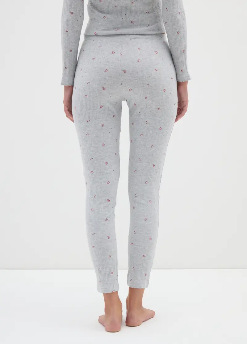 OVS, Pantaloni Da Pigiama In Misto Cotone Grigi, Donna, Grigio, Taglia: S miniatura 2