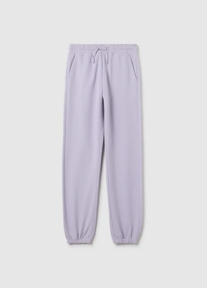 OVS, Pantaloni Da Ragazza In Puro Cotone Viola Regular Fit, Bambina, Viola, Taglia: 10-11