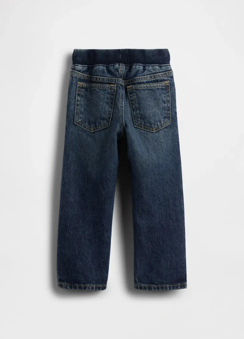 , Pantaloni Denim Blu Per Bambino, Blu miniatura 2