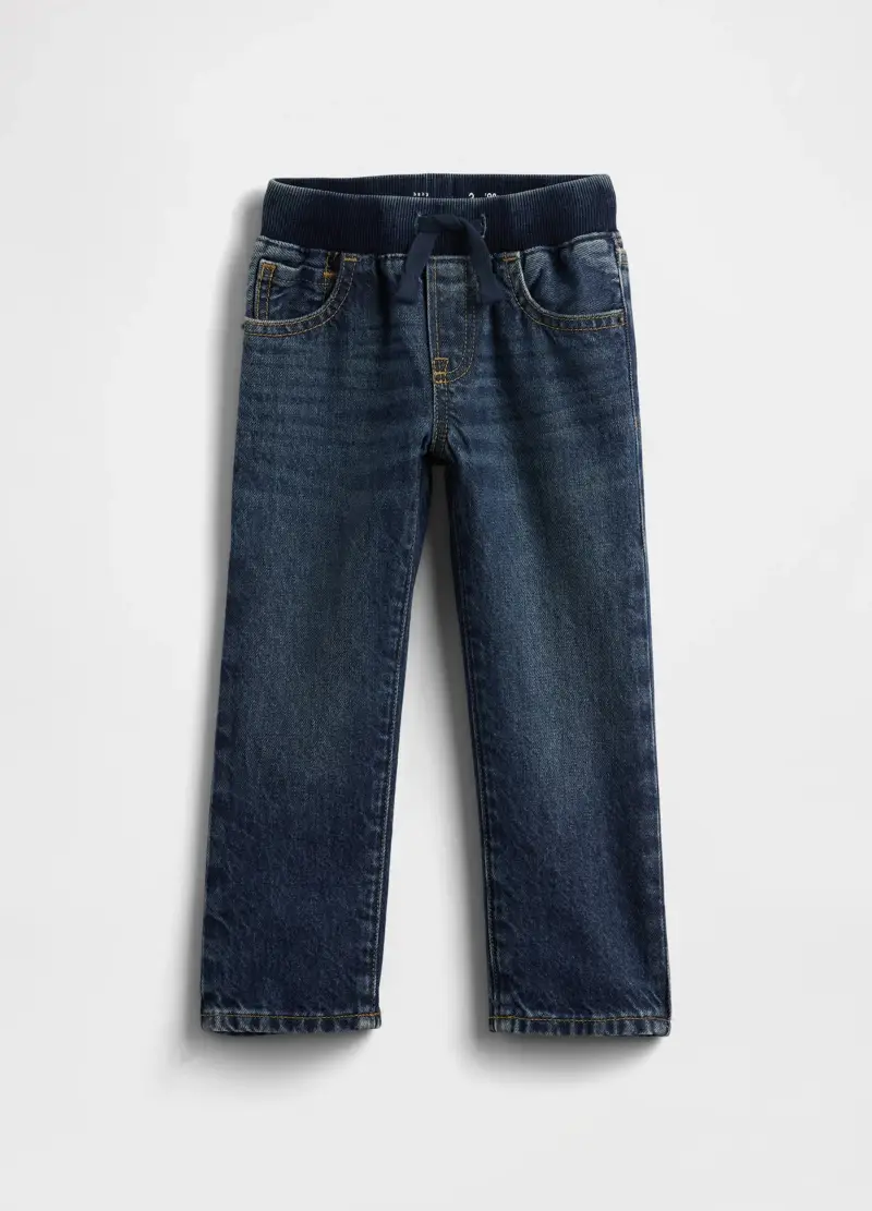 Pantaloni Denim Blu Per Bambino, Blu