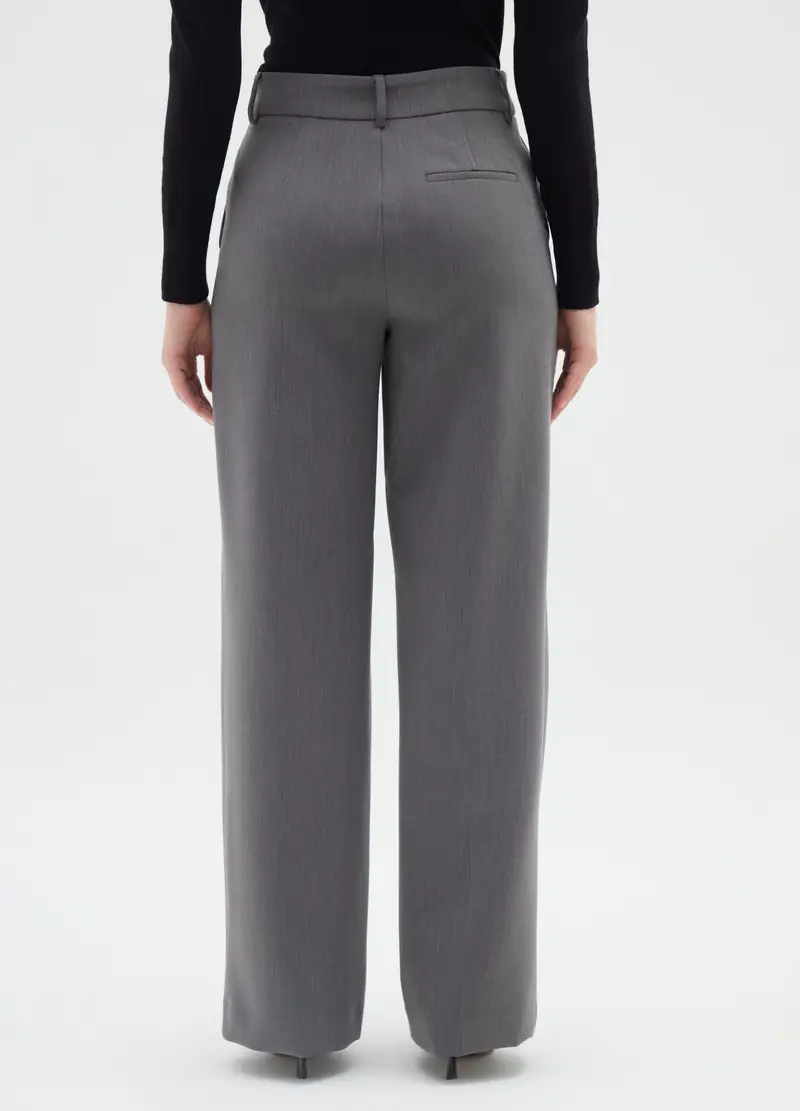 OVS, Pantaloni Grigi Diritti, Donna, Grigio, Taglia: 38 miniatura 2