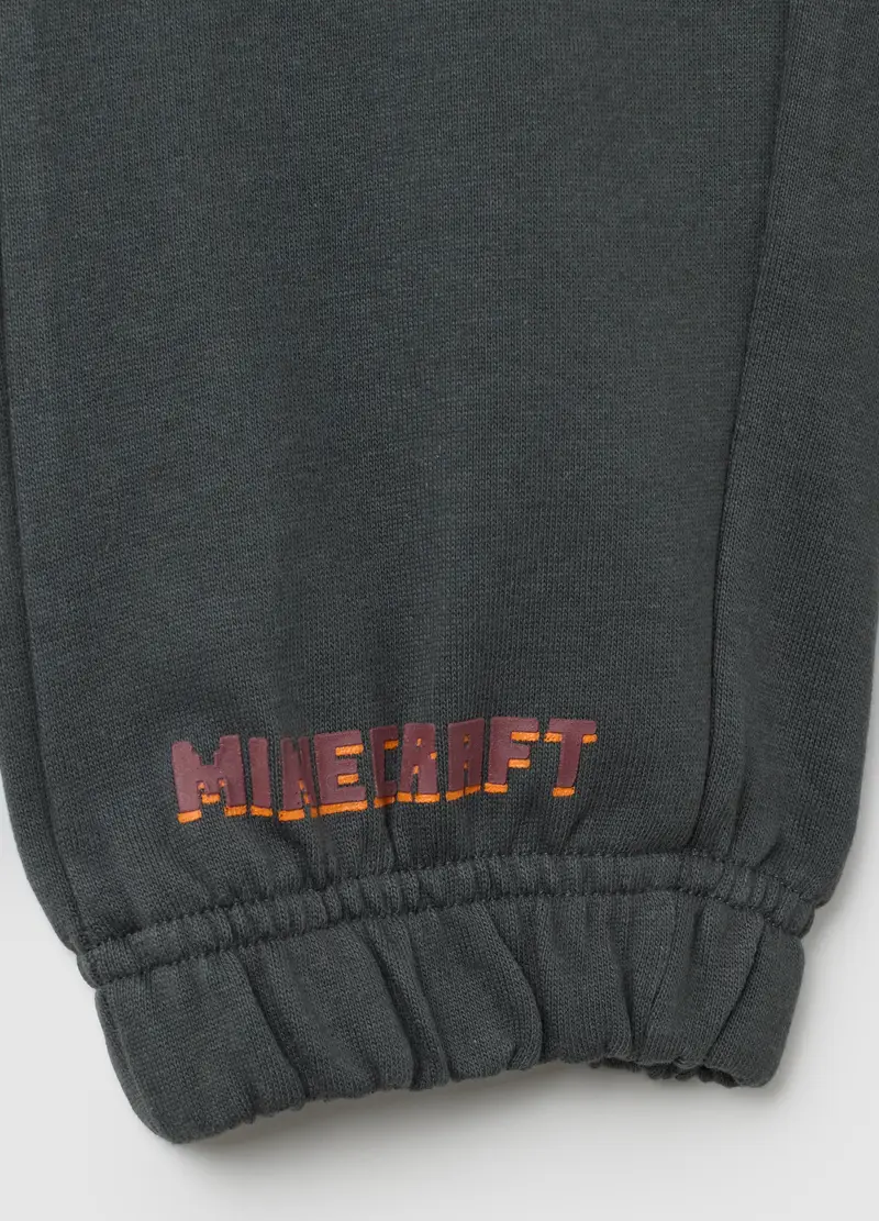 OVS, Pantaloni Jogger Da Bambino In Puro Cotone Grigi, Grigio, Taglia: 5-6 miniatura 3