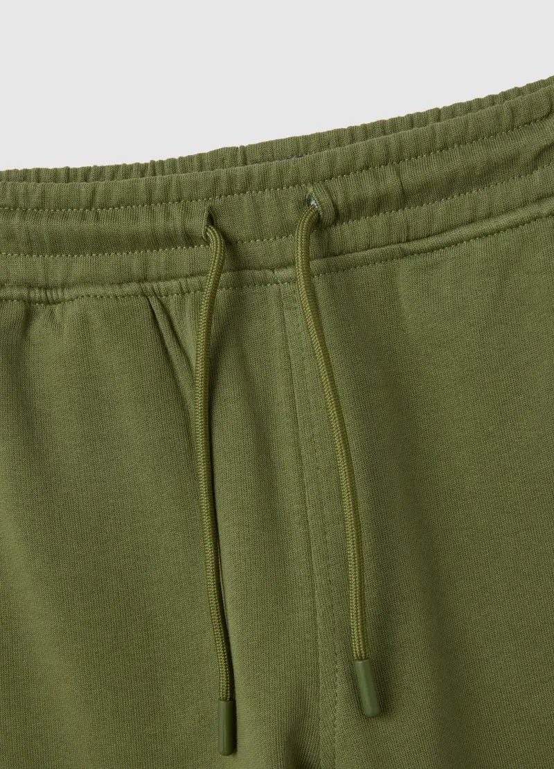 OVS, Pantaloni Jogger Da Bambino In Puro Cotone Verde Regular Fit, Verde, Taglia: 3-4 miniatura 3