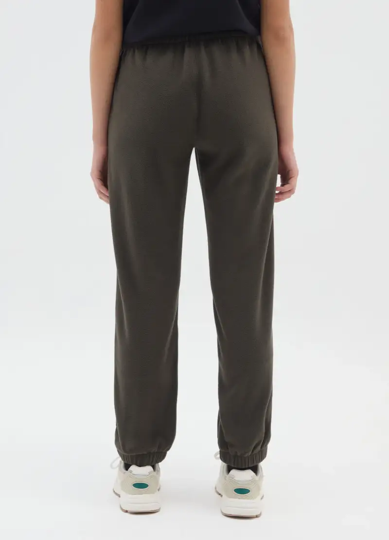 Pantaloni Jogger Verdi Regular Fit Con Vita Elasticizzata, Donna, Verde miniatura 3