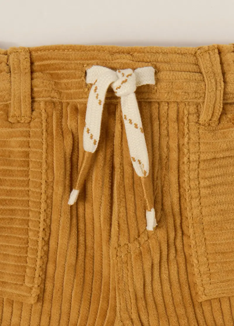 OVS, Pantaloni Marroni In Cotone Per Neonato, Giallo, Taglia: 6 miniatura 2