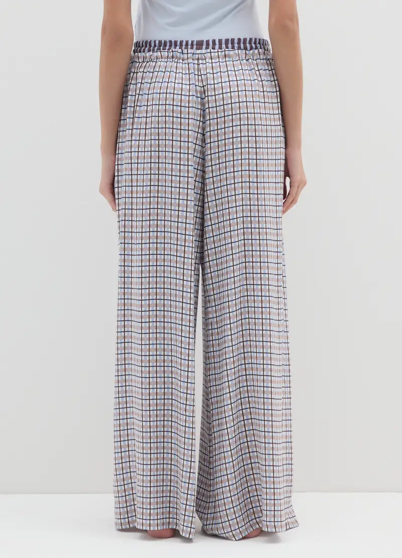 Pantaloni Per Pigiama A Quadri Multicolor Regular Fit, Donna, Multicolor miniatura 3