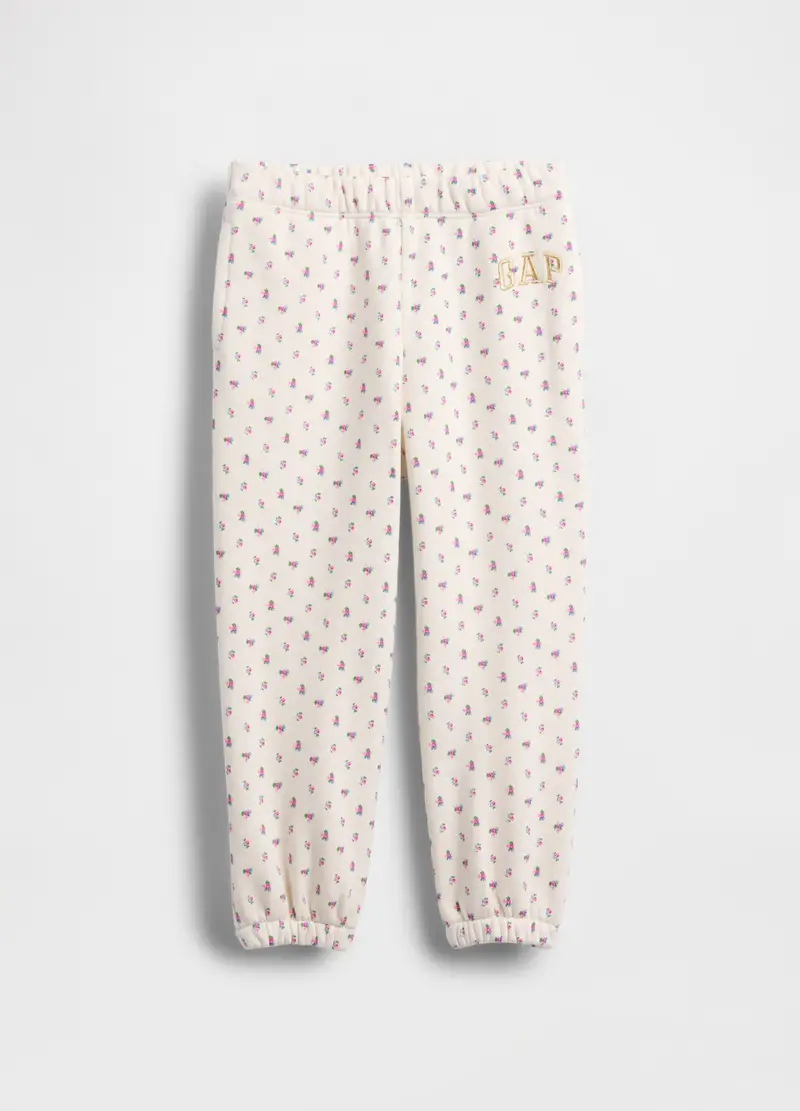 Pantaloni Rosa Cotone Misto, Unisex, Bianco