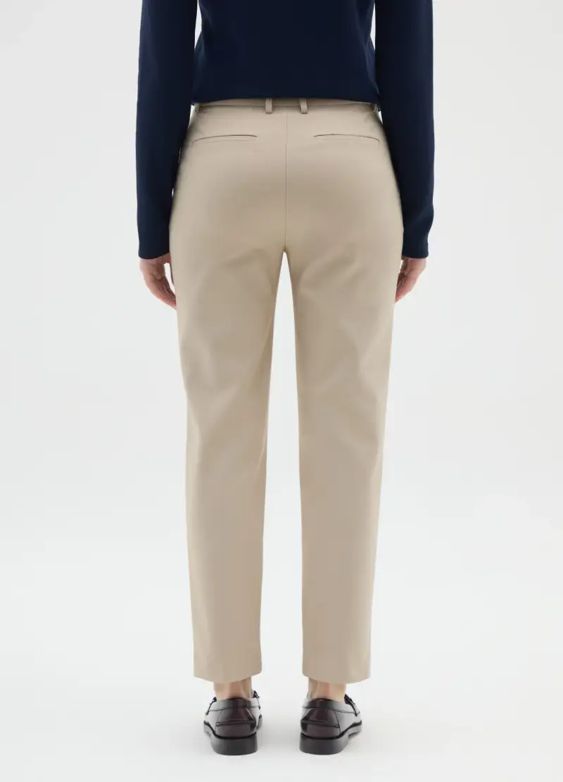 Pantaloni The Iconic Pants Beige Slim Elasticizzati, Donna, Beige miniatura 3